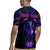 Custom Black And Purple Dragon Bowling Rugby Jersey Magic Orb Graphic on Geometric Black Background Design - Wonder Print Shop