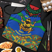 Indigenous Regions of Panama Embera-Wounaan Apron Frog Graphic and Indigenous Pattern Guardians of the Forest - Wonder Print Shop