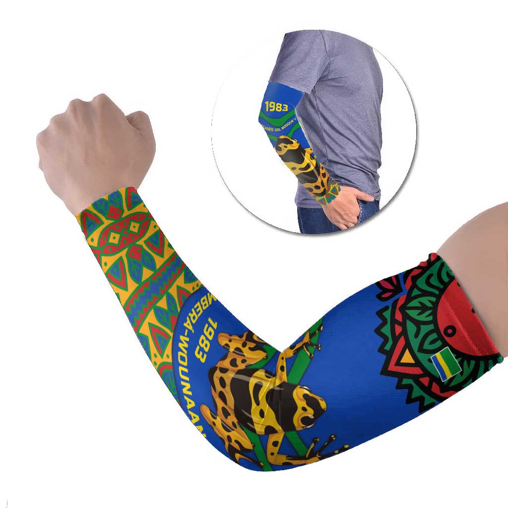 Indigenous Regions of Panama Embera-Wounaan Arm Sleeves Frog Graphic and Indigenous Pattern Guardians of the Forest - Wonder Print Shop