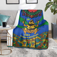 Indigenous Regions of Panama Embera-Wounaan Blanket Frog Graphic and Indigenous Pattern Guardians of the Forest - Wonder Print Shop