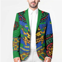 Indigenous Regions of Panama Embera-Wounaan Blazer Frog Graphic and Indigenous Pattern Guardians of the Forest - Wonder Print Shop