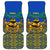 Indigenous Regions of Panama Embera-Wounaan Car Mats Frog Graphic and Indigenous Pattern Guardians of the Forest - Wonder Print Shop
