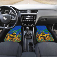 Indigenous Regions of Panama Embera-Wounaan Car Mats Frog Graphic and Indigenous Pattern Guardians of the Forest - Wonder Print Shop