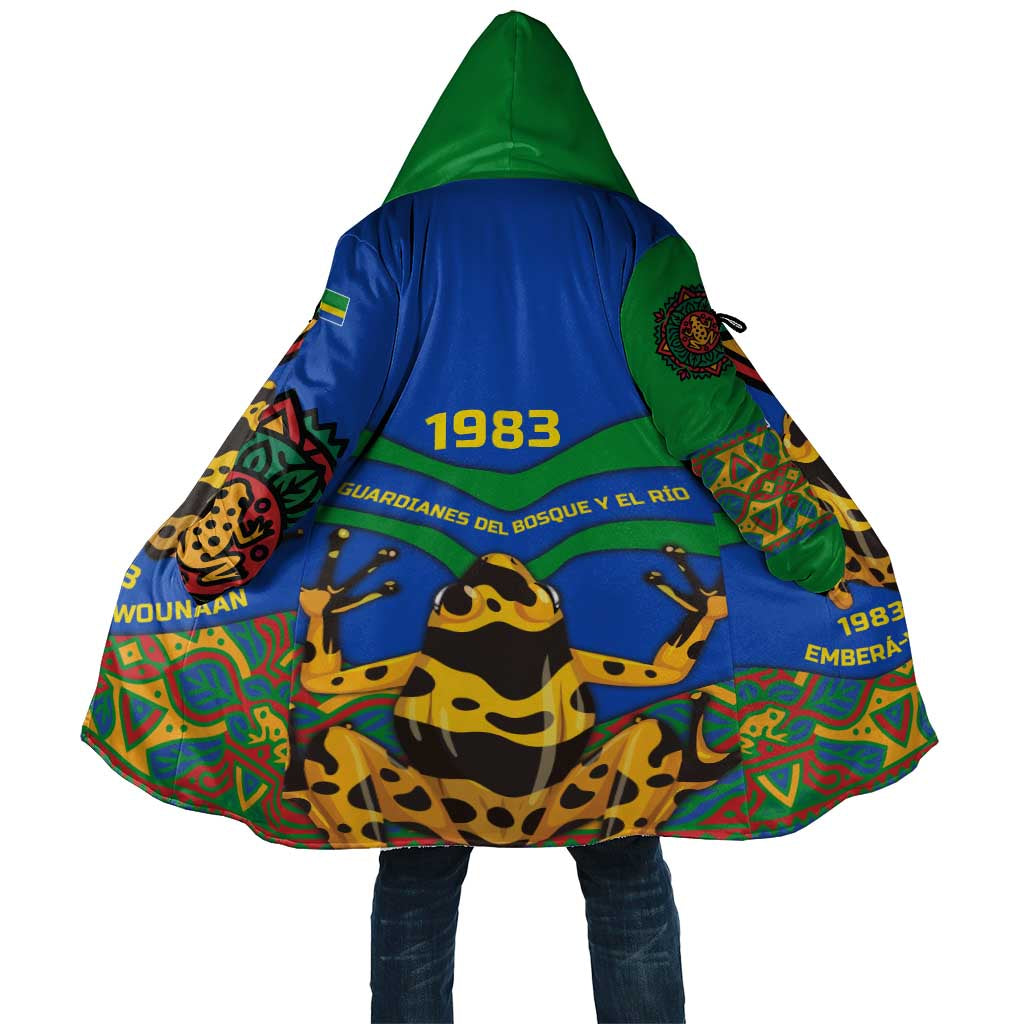 Indigenous Regions of Panama Embera-Wounaan Cloak Frog Graphic and Indigenous Pattern Guardians of the Forest - Wonder Print Shop