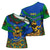 Indigenous Regions of Panama Embera-Wounaan Cross Shoulder Shirt Frog Graphic and Indigenous Pattern Guardians of the Forest - Wonder Print Shop