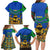 Indigenous Regions of Panama Embera-Wounaan Family Matching Long Sleeve Bodycon Dress and Hawaiian Shirt Frog Graphic and Indigenous Pattern Guardians of the Forest - Wonder Print Shop