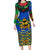 Indigenous Regions of Panama Embera-Wounaan Family Matching Long Sleeve Bodycon Dress and Hawaiian Shirt Frog Graphic and Indigenous Pattern Guardians of the Forest - Wonder Print Shop
