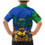 Indigenous Regions of Panama Embera-Wounaan Family Matching Mermaid Dress and Hawaiian Shirt Frog Graphic and Indigenous Pattern Guardians of the Forest - Wonder Print Shop