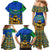 Indigenous Regions of Panama Embera-Wounaan Family Matching Mermaid Dress and Hawaiian Shirt Frog Graphic and Indigenous Pattern Guardians of the Forest - Wonder Print Shop