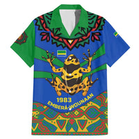 Indigenous Regions of Panama Embera-Wounaan Family Matching Mermaid Dress and Hawaiian Shirt Frog Graphic and Indigenous Pattern Guardians of the Forest - Wonder Print Shop