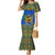 Indigenous Regions of Panama Embera-Wounaan Family Matching Mermaid Dress and Hawaiian Shirt Frog Graphic and Indigenous Pattern Guardians of the Forest - Wonder Print Shop
