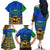 Indigenous Regions of Panama Embera-Wounaan Family Matching Off The Shoulder Long Sleeve Dress and Hawaiian Shirt Frog Graphic and Indigenous Pattern Guardians of the Forest - Wonder Print Shop