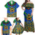 Indigenous Regions of Panama Embera-Wounaan Family Matching Off Shoulder Maxi Dress and Hawaiian Shirt Frog Graphic and Indigenous Pattern Guardians of the Forest - Wonder Print Shop