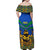 Indigenous Regions of Panama Embera-Wounaan Family Matching Off Shoulder Maxi Dress and Hawaiian Shirt Frog Graphic and Indigenous Pattern Guardians of the Forest - Wonder Print Shop