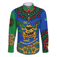 Indigenous Regions of Panama Embera-Wounaan Family Matching Puletasi and Hawaiian Shirt Frog Graphic and Indigenous Pattern Guardians of the Forest - Wonder Print Shop