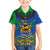 Indigenous Regions of Panama Embera-Wounaan Family Matching Short Sleeve Bodycon Dress and Hawaiian Shirt Frog Graphic and Indigenous Pattern Guardians of the Forest - Wonder Print Shop