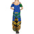Indigenous Regions of Panama Embera-Wounaan Family Matching Summer Maxi Dress and Hawaiian Shirt Frog Graphic and Indigenous Pattern Guardians of the Forest - Wonder Print Shop