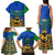 Indigenous Regions of Panama Embera-Wounaan Family Matching Tank Maxi Dress and Hawaiian Shirt Frog Graphic and Indigenous Pattern Guardians of the Forest - Wonder Print Shop