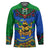 Indigenous Regions of Panama Embera-Wounaan Hockey Jersey Frog Graphic and Indigenous Pattern Guardians of the Forest - Wonder Print Shop