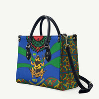 Indigenous Regions of Panama Embera-Wounaan Leather Bag Frog Graphic and Indigenous Pattern Guardians of the Forest - Wonder Print Shop