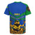Indigenous Regions of Panama Embera-Wounaan Rugby Jersey Frog Graphic and Indigenous Pattern Guardians of the Forest - Wonder Print Shop