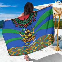 Indigenous Regions of Panama Embera-Wounaan Sarong Frog Graphic and Indigenous Pattern Guardians of the Forest - Wonder Print Shop