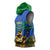 Indigenous Regions of Panama Embera-Wounaan Sleeveless Hoodie Frog Graphic and Indigenous Pattern Guardians of the Forest - Wonder Print Shop