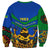 Indigenous Regions of Panama Embera-Wounaan Sweatshirt Frog Graphic and Indigenous Pattern Guardians of the Forest - Wonder Print Shop