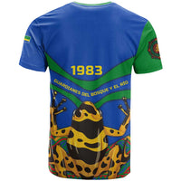 Indigenous Regions of Panama Embera-Wounaan T Shirt Frog Graphic and Indigenous Pattern Guardians of the Forest - Wonder Print Shop