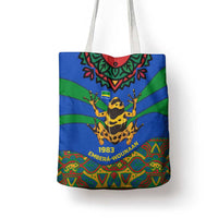 Indigenous Regions of Panama Embera-Wounaan Tote Bag Frog Graphic and Indigenous Pattern Guardians of the Forest - Wonder Print Shop
