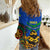 Indigenous Regions of Panama Embera-Wounaan Women Casual Shirt Frog Graphic and Indigenous Pattern Guardians of the Forest - Wonder Print Shop
