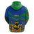 Indigenous Regions of Panama Embera-Wounaan Zip Hoodie Frog Graphic and Indigenous Pattern Guardians of the Forest - Wonder Print Shop