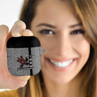 Indigenous Regions of Panama Guna de Madungandí AirPods Case with Colorful Turtle and Black White Geometric Pattern - Wonder Print Shop