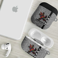 Indigenous Regions of Panama Guna de Madungandí AirPods Case with Colorful Turtle and Black White Geometric Pattern - Wonder Print Shop