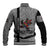 Indigenous Regions of Panama Guna de Madungandí Baseball Jacket with Colorful Turtle and Black White Geometric Pattern - Wonder Print Shop