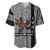 Indigenous Regions of Panama Guna de Madungandí Baseball Jersey with Colorful Turtle and Black White Geometric Pattern - Wonder Print Shop