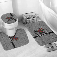 Indigenous Regions of Panama Guna de Madungandí Bathroom Set with Colorful Turtle and Black White Geometric Pattern - Wonder Print Shop