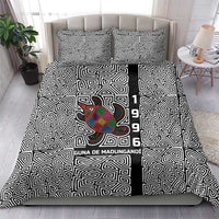 Indigenous Regions of Panama Guna de Madungandí Bedding Set with Colorful Turtle and Black White Geometric Pattern - Wonder Print Shop