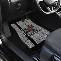 Indigenous Regions of Panama Guna de Madungandí Car Mats with Colorful Turtle and Black White Geometric Pattern - Wonder Print Shop