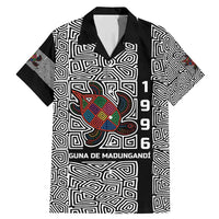 Indigenous Regions of Panama Guna de Madungandí Family Matching Mermaid Dress and Hawaiian Shirt with Colorful Turtle and Black White Geometric Pattern - Wonder Print Shop