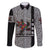 Indigenous Regions of Panama Guna de Madungandí Family Matching Mermaid Dress and Hawaiian Shirt with Colorful Turtle and Black White Geometric Pattern - Wonder Print Shop