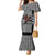 Indigenous Regions of Panama Guna de Madungandí Family Matching Mermaid Dress and Hawaiian Shirt with Colorful Turtle and Black White Geometric Pattern - Wonder Print Shop