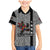 Indigenous Regions of Panama Guna de Madungandí Family Matching Mermaid Dress and Hawaiian Shirt with Colorful Turtle and Black White Geometric Pattern - Wonder Print Shop