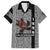 Indigenous Regions of Panama Guna de Madungandí Family Matching Off Shoulder Maxi Dress and Hawaiian Shirt with Colorful Turtle and Black White Geometric Pattern - Wonder Print Shop