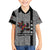 Indigenous Regions of Panama Guna de Madungandí Family Matching Short Sleeve Bodycon Dress and Hawaiian Shirt with Colorful Turtle and Black White Geometric Pattern - Wonder Print Shop