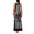 Indigenous Regions of Panama Guna de Madungandí Family Matching Tank Maxi Dress and Hawaiian Shirt with Colorful Turtle and Black White Geometric Pattern - Wonder Print Shop