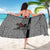 Indigenous Regions of Panama Guna de Madungandí Sarong with Colorful Turtle and Black White Geometric Pattern - Wonder Print Shop