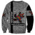 Indigenous Regions of Panama Guna de Madungandí Sweatshirt with Colorful Turtle and Black White Geometric Pattern - Wonder Print Shop