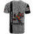 Indigenous Regions of Panama Guna de Madungandí T Shirt with Colorful Turtle and Black White Geometric Pattern - Wonder Print Shop