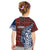 Indigenous Regions of Panama Guna de Wargandí Kid T Shirt with Tribal Pattern and Blue White Nature and People - Wonder Print Shop